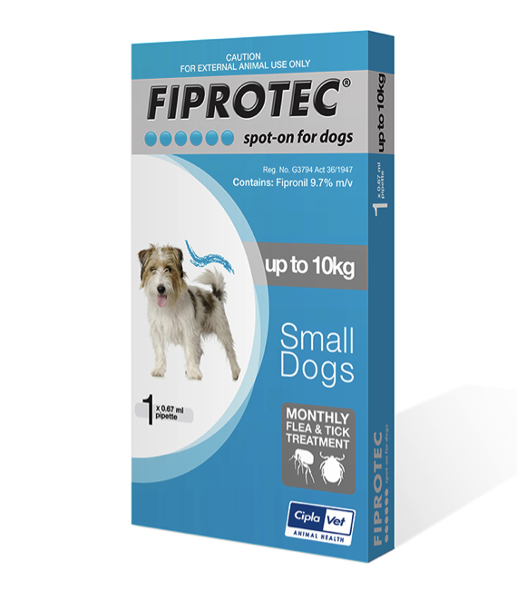 Fiprotec Small Dog Under 10kg