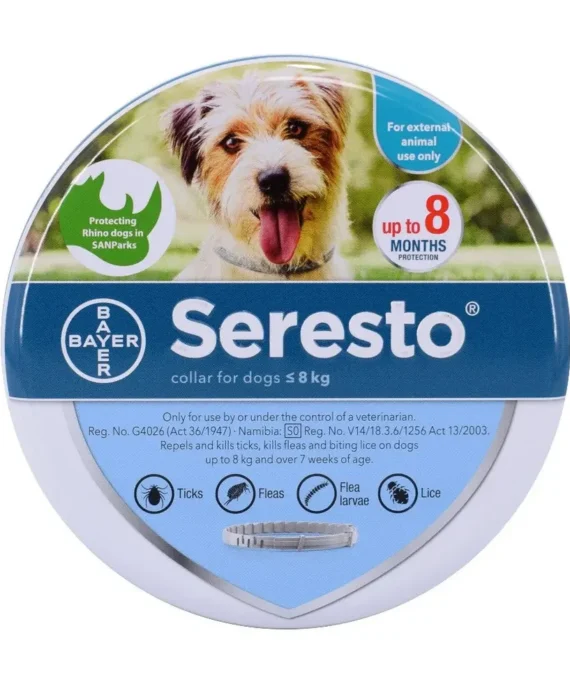 Seresto Tick and Flea Collar for Dogs (less than 8kg)